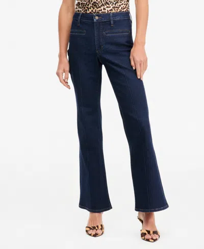 Inc International Concepts Women's Mid-rise Flare Jeans, Macy's Exclusive In Multi