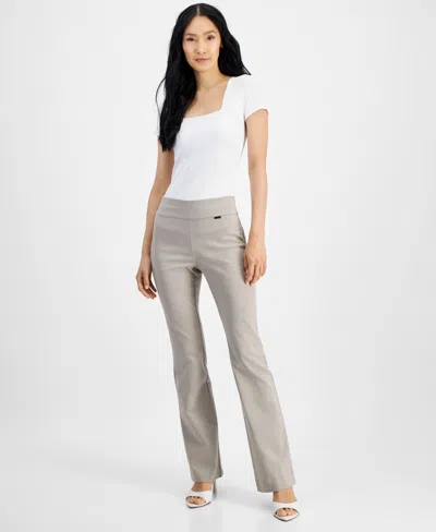 Inc International Concepts Women's Mini Bootcut Pants, Created For Macy's In Summer Straw