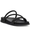 Inc International Concepts Women's Narah Pool Slides, Created For Macy's In Black Bling