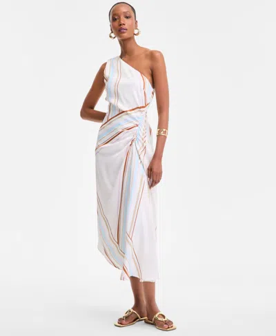 Inc International Concepts Women's One-shoulder Midi Dress, Exclusively At Macy's