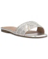 Inc International Concepts Women's Pabla Slip-on Flat Sandals, Created For Macy's In Pearl Bling