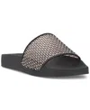 Inc International Concepts Women's Peymin Pool Slides, Created For Macy's In Black
