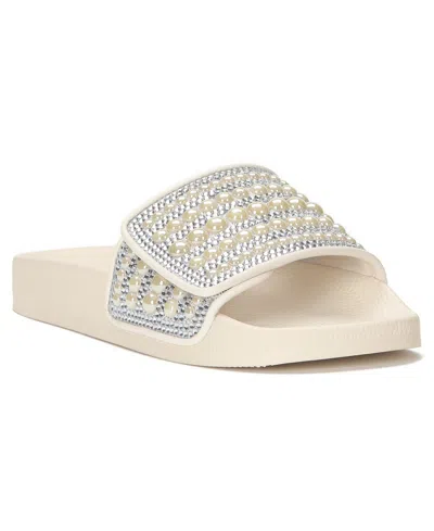 Inc International Concepts Women's Peymin Pool Slides, Created For Macy's In Neutral