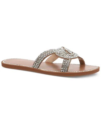 Inc International Concepts Women's Peytton Flat Sandals, Created For Macy's In Silver Bling