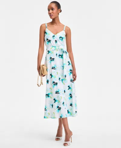 Inc International Concepts Inc Women's Printed Braided-strap Midi Dress, Exclusively At Macy's