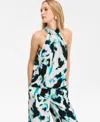Inc International Concepts Women's Printed Halter Top, Macy's Exclusive In Multi