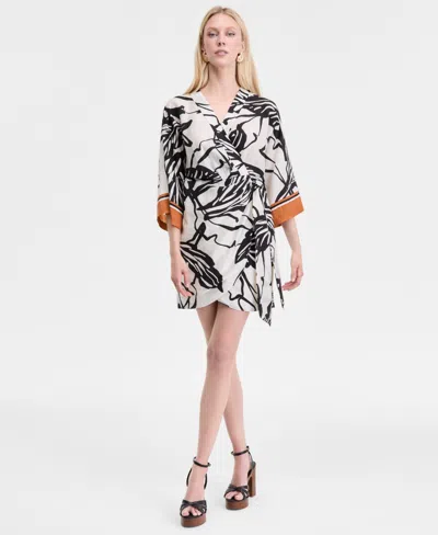 Inc International Concepts Women's Printed Kimono Dress, Exclusively At Macy's