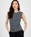 Inc International Concepts Women's Printed Mesh Tank Top, Exclusively At Macy's