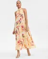 INC INTERNATIONAL CONCEPTS WOMEN'S PRINTED PLEATED HALTER DRESS, EXCLUSIVELY AT MACY'S