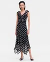 Inc International Concepts Women's Printed V-neck Midi Dress, Macy's Exclusive