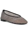 Inc International Concepts Women's Ramiza Mesh Ballet Flats, Exclusively At Macy's In Black Bling Mesh