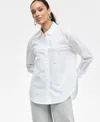 Inc International Concepts Women's Rhinestone Shirt, Exclusively At Macy's