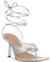Inc International Concepts Women's Sahla Ankle-tie Sandals, Exclusively At Macy's In Silver