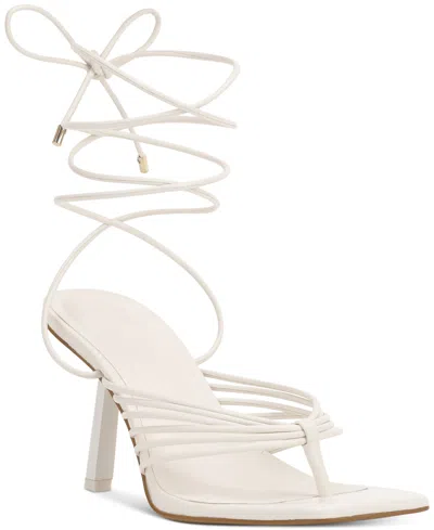 Inc International Concepts Women's Sahla Ankle-tie Sandals, Exclusively At Macy's In White