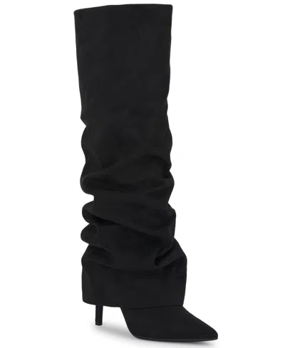 Inc International Concepts Women's Sanjana Slouch Boots, Macy's Exclusive In Black