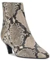 Inc International Concepts Women's Sareya Mid-heel Booties, Created For Macy's In Snake Smooth