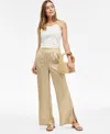 Inc International Concepts Women's Satin Pull-on Wide-leg Pants, Exclusively At Macy's