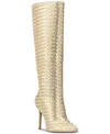 Inc International Concepts Women's Savonia Woven Knee High Boots, Created For Macy's In Gold Woven