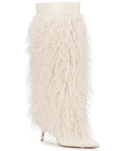 Inc International Concepts Women's Shaima Dress Boots, Macy's Exclusive In White