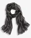 Inc International Concepts Women's Shimmer Wrap Scarf, Created For Macy's In Gray