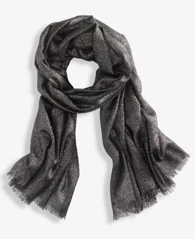 Inc International Concepts Women's Shimmer Wrap Scarf, Created For Macy's In Gray