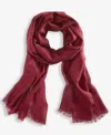 Inc International Concepts Women's Shimmer Wrap Scarf, Created For Macy's In Red