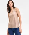 Inc International Concepts Women's Shine Tank Top, Exclusively At Macy's In Metallic