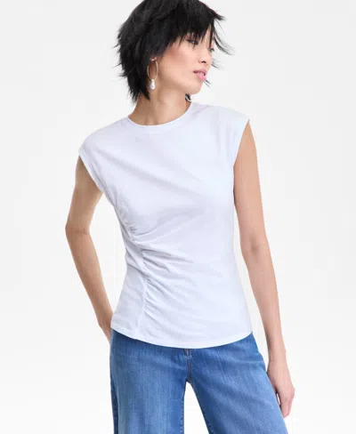 Inc International Concepts Women's Side-cinched Cotton Tank Top, Exclusively At Macy's