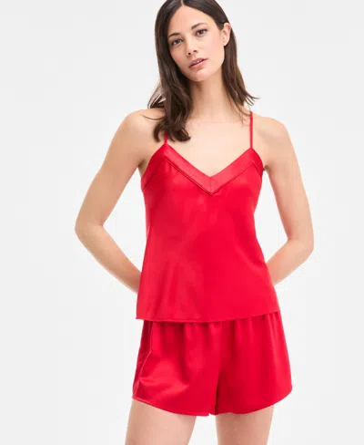 Inc International Concepts Women's Stretch Satin Pajama Set, Exclusively At Macy's