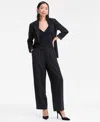 Inc International Concepts Women's Studded Tab-waist Trousers, Macy's Exclusive In Black