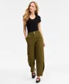 Inc International Concepts Women's Studded Tapered Pants, Macy's Exclusive In Green