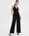 INC INTERNATIONAL CONCEPTS WOMEN'S SURPLICE SLEEVELESS JUMPSUIT, EXCLUSIVELY AT MACY'S