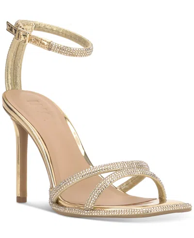 Inc International Concepts Women's Tahara Evening Sandals, Exclusively At Macy's In Gold Bling