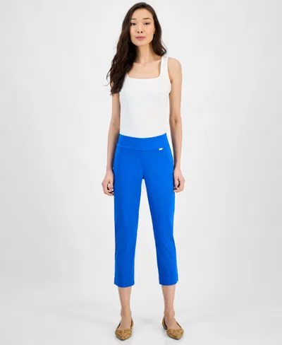 Inc International Concepts Women's Tummy-control Pull-on Capri Pants, Created For Macy's