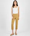 Inc International Concepts Women's Tummy-control Pull-on Capri Pants, Created For Macy's