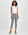 Inc International Concepts Women's Tummy-control Pull-on Capri Pants, Created For Macy's
