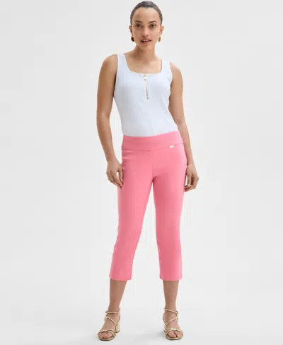 Inc International Concepts Women's Tummy-control Pull-on Capri Pants, Regular & Petite, Created For Macy's In Starfish