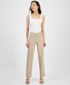 Inc International Concepts Women's Tummy-control Pull-on Straight-leg Pants, Created For Macy's
