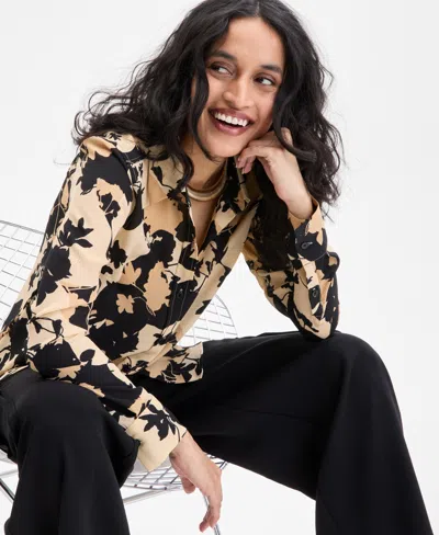 Inc International Concepts Women's Two-pocket Shirt, Exclusively At Macy's