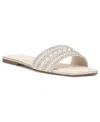 Inc International Concepts Women's Yamille Square Toe Flat Sandals, Macy's Exclusive In Neutral