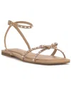 Inc International Concepts Women's Yarina Flat Sandals, Macy's Exclusive In Brown