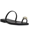 Inc International Concepts Women's Yitta Embellished Flat Sandals, Exclusively At Macy's