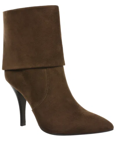 Inc International Concepts Women's Yolandaa Full-zip Booties, Macy's Exclusive In Brown