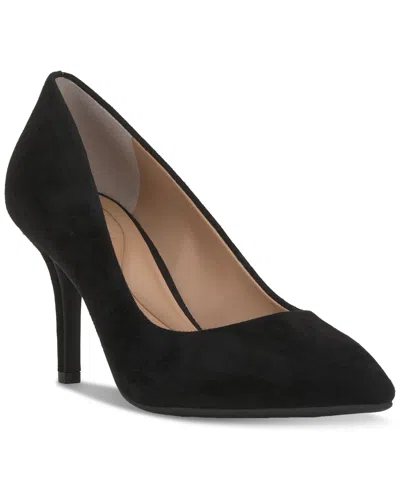 Inc International Concepts Women's Zitah Pointed Toe Pumps, Created For Macy's In Black Suede