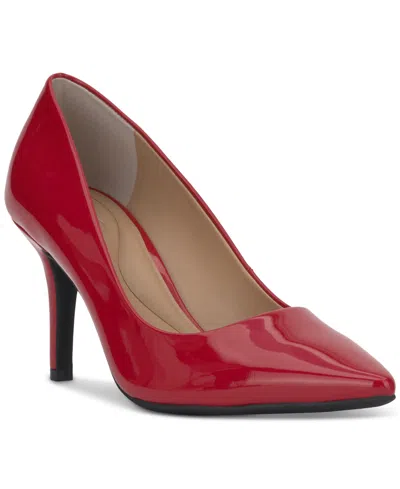 Inc International Concepts Women's Zitah Pointed Toe Pumps, Created For Macy's In Red Patent