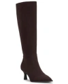 Inc International Concepts Womens Bryana Dress Boots Exclusively For Macys Regular Wide Calf In Brown