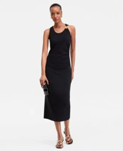 Inc International Concepts Womens Hardware Strap Knit Midi Dress Macys Exclusive In Rowan Animal