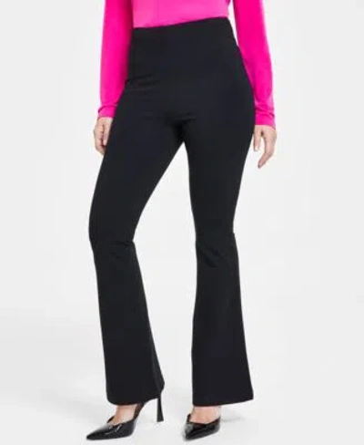 Inc International Concepts Womens High Rise Ponte Flare Hem Pants P Xs 3x Created For Macys In Blazing Navy