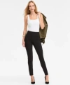 Inc International Concepts Womens High Rise Ponte Knit Leggings P Xs Xxl Macys Exclusive In Black