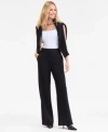 Inc International Concepts Women's High-rise Wide-leg Pants, Macy's Exclusive In Black